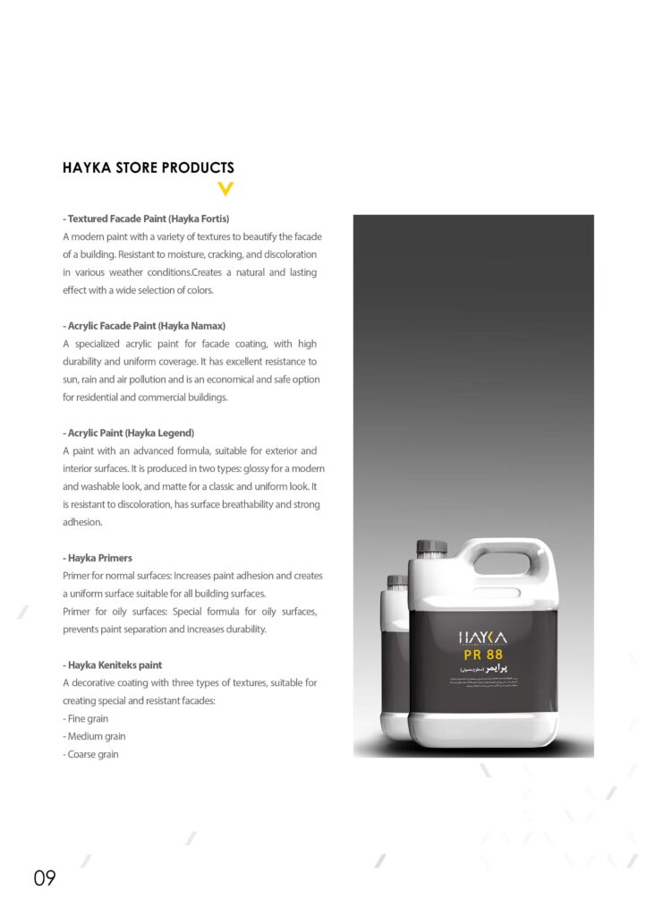 کاتالوگ جامع شرکت هایکا