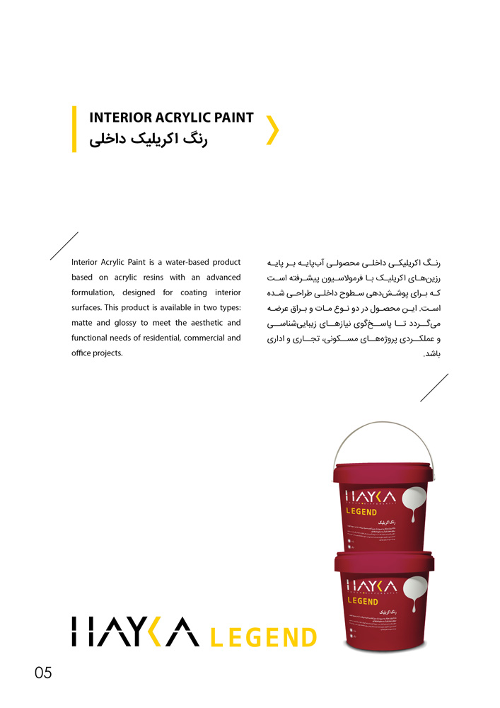 کاتالوگ تخصصی محصولات هایکا