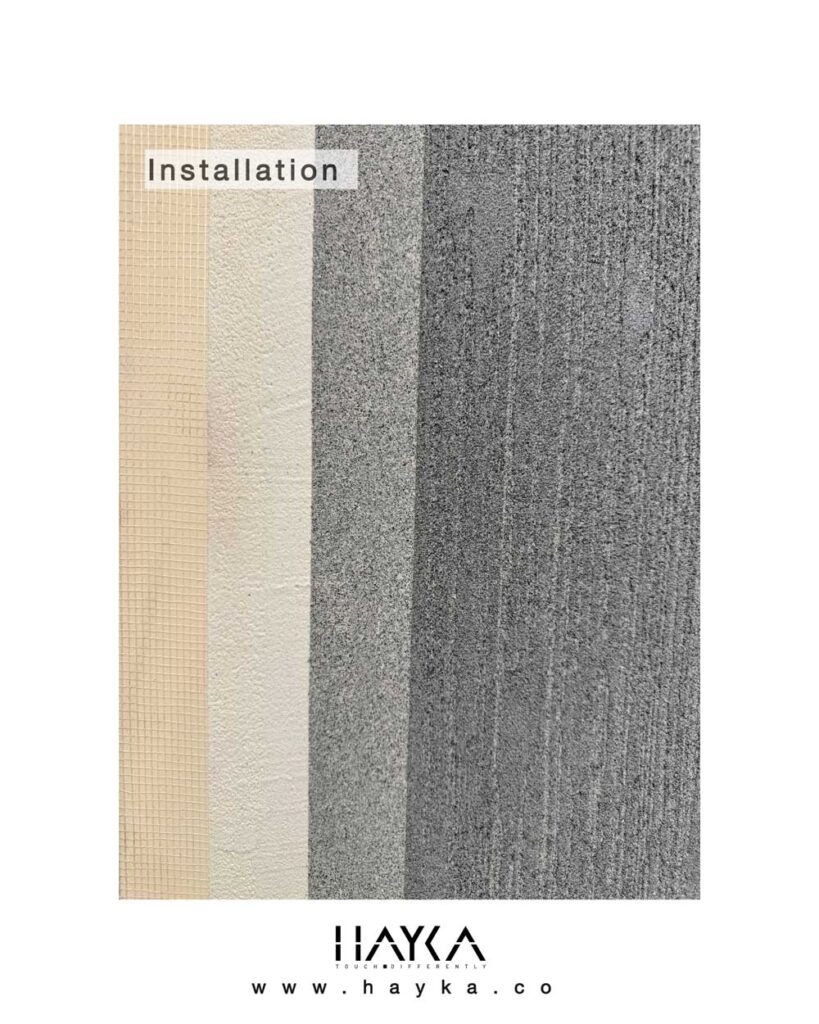 تکسچر و رنگ میکروسمنت هایکا