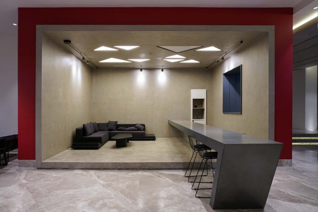 پروژه میکروسمنت تندیس زنبق هایکا